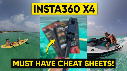 INSTA360 X4 CHEAT SHEETS